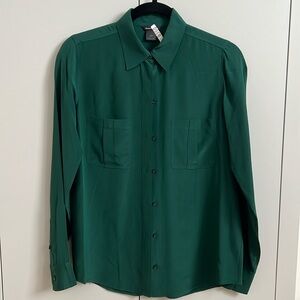 Club Monaco Womens Silk Blouse